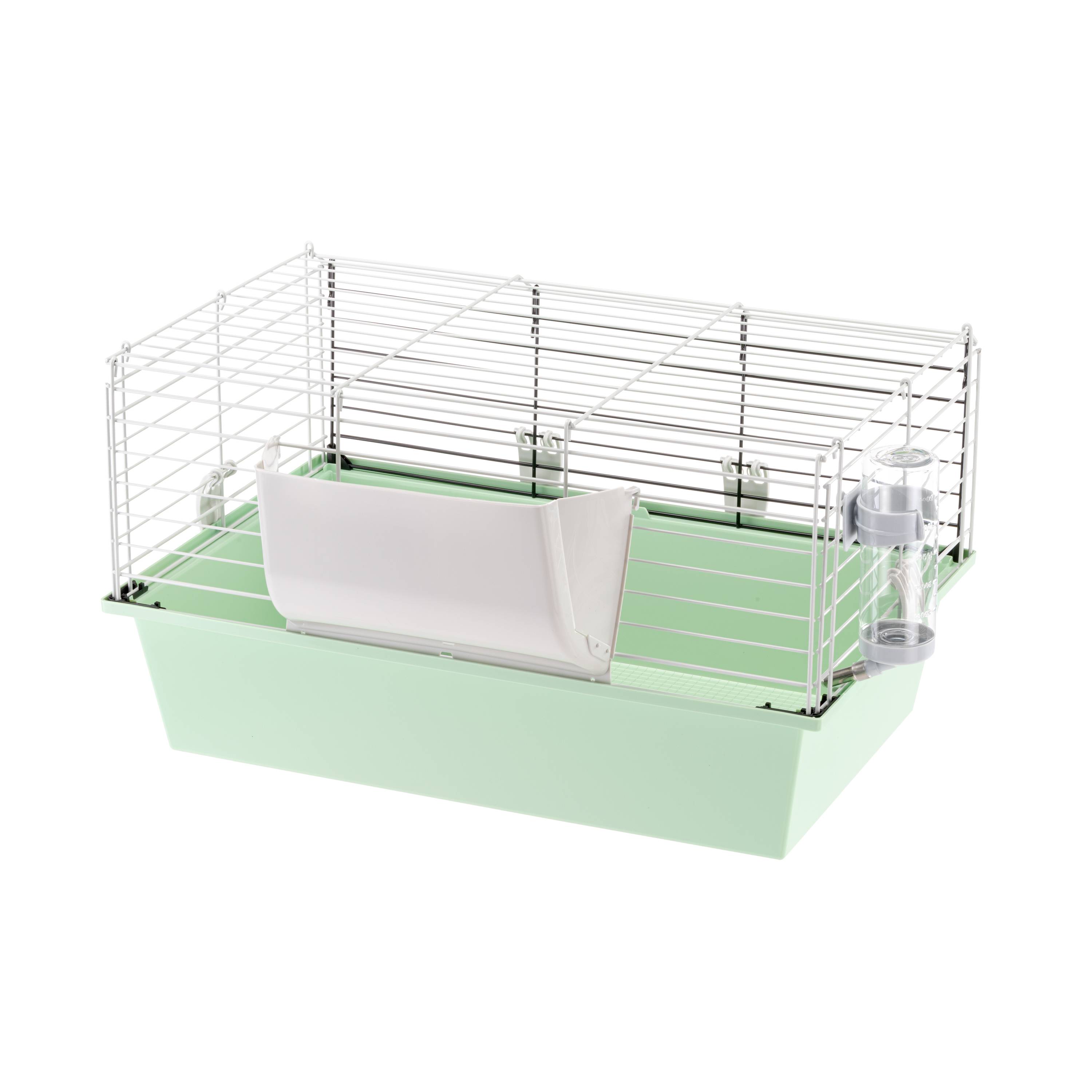 Ferplast - FERPLAST CAVIE 60 Cage pour Rongeurs pour Cochons d'Inde, Cochons d'Inde, en Métal, Accessoires inclus : Mangeoire, Abreuvoir. 58x38xh31,5cm - Image 7