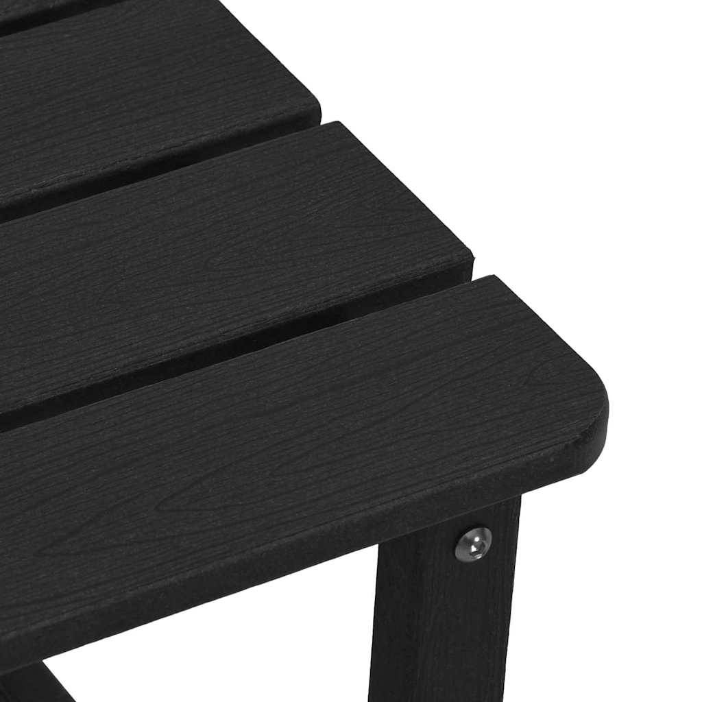 ComfortXL - Petite Table d'Appoint Noire Carrée 38x38cm, Table Basse de Jardin en Polyéthylène, Résistante et Légère – ComfortXL Outdoor Living - Image 9