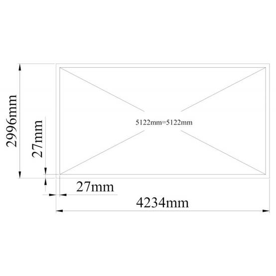 Serre de jardin 13m² en aluminium et verre trempé anthracite Green Protect Comtesse avec embase acier - Image 5