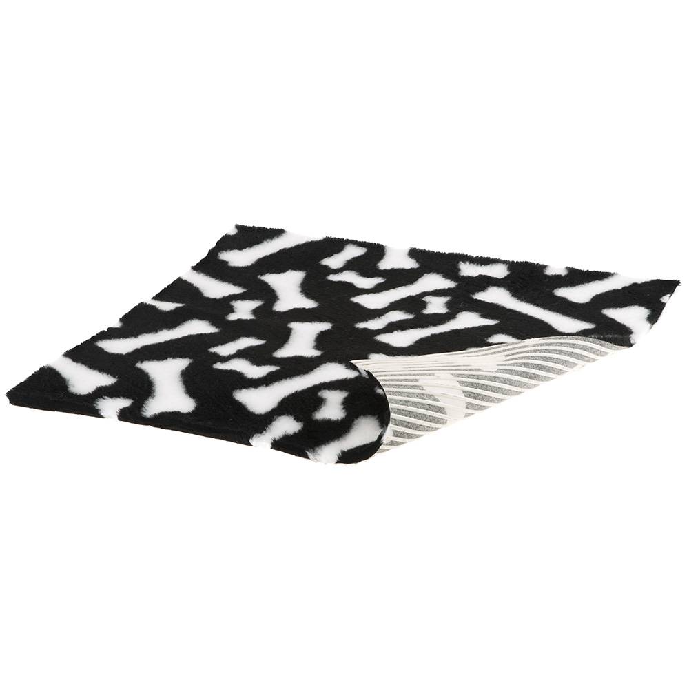 Ferplast - Ferplast, tapis pour chiens et chats PLAZA GUMMY large, matelas pour animaux ou chiots, isolant, résistant, lavable, fourrure moelleuse écologique,