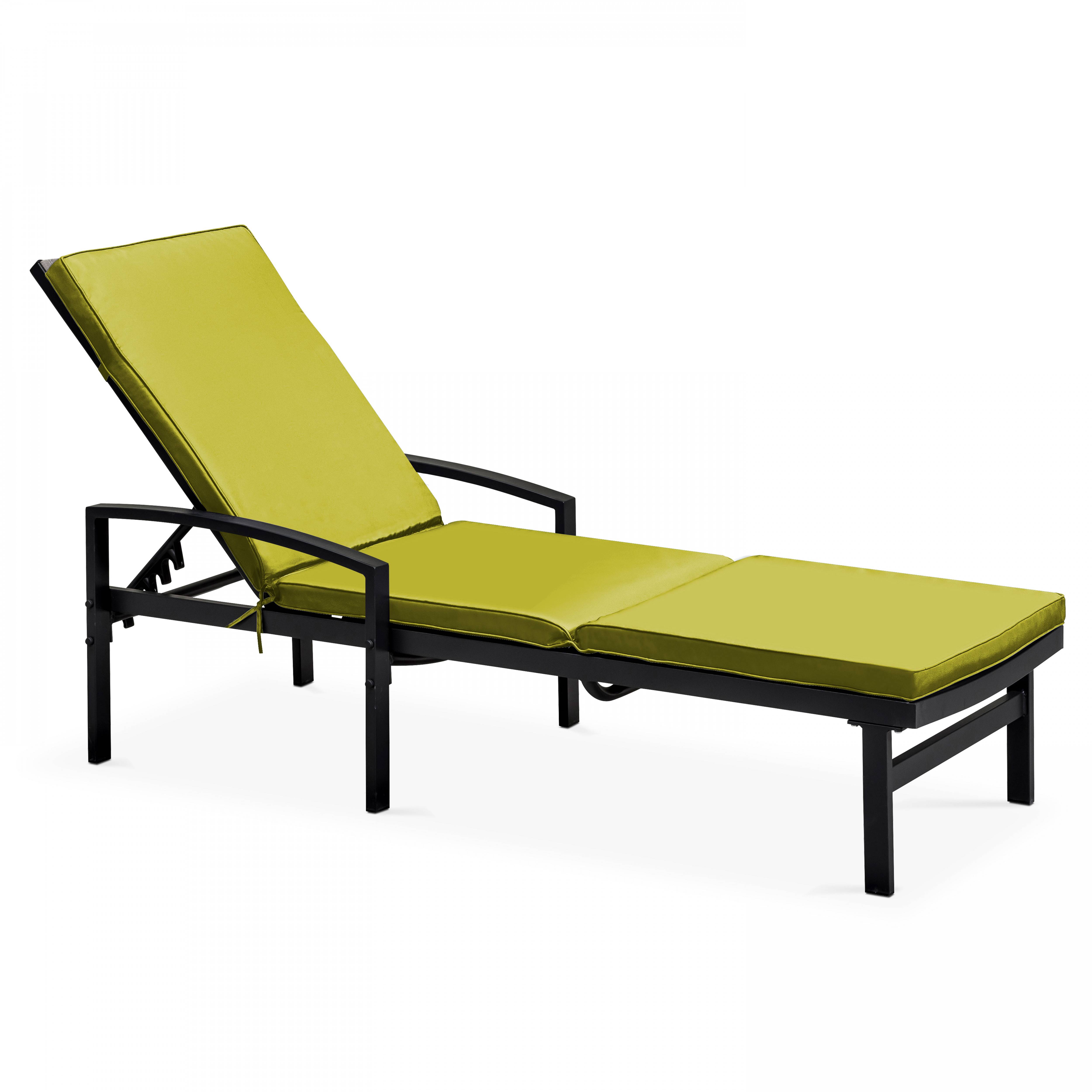 Oviala - Coussin pour bain de soleil vert 186 x 53 x 5 cm Picchu - Oviala - Image 2
