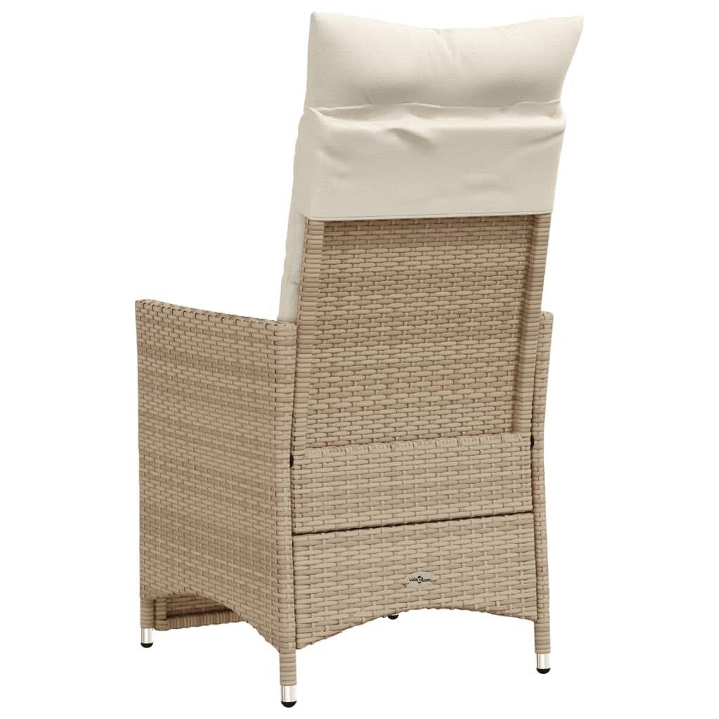 Prolenta Premium - Chaises de jardin rotin beige  56 x 59 x 92 cm  - Prolenta premium p3146.7 - Image 6