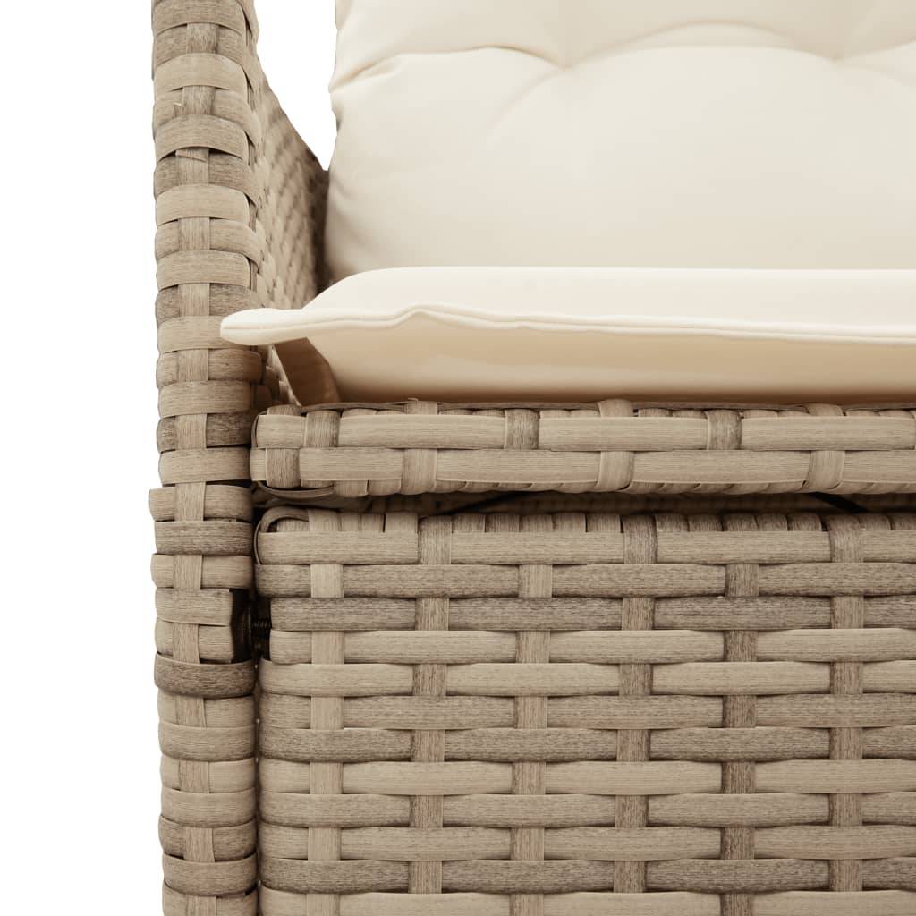 Prolenta Premium - Chaises de jardin rotin beige  56 x 59 x 92 cm  - Prolenta premium p3146.7 - Image 8