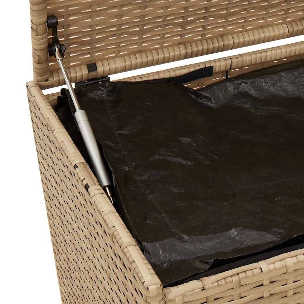 PANGIVO - Coffre de jardin résine tressée mélange beige 100 x 50 x 50 cm - PANGIVO - Image 8