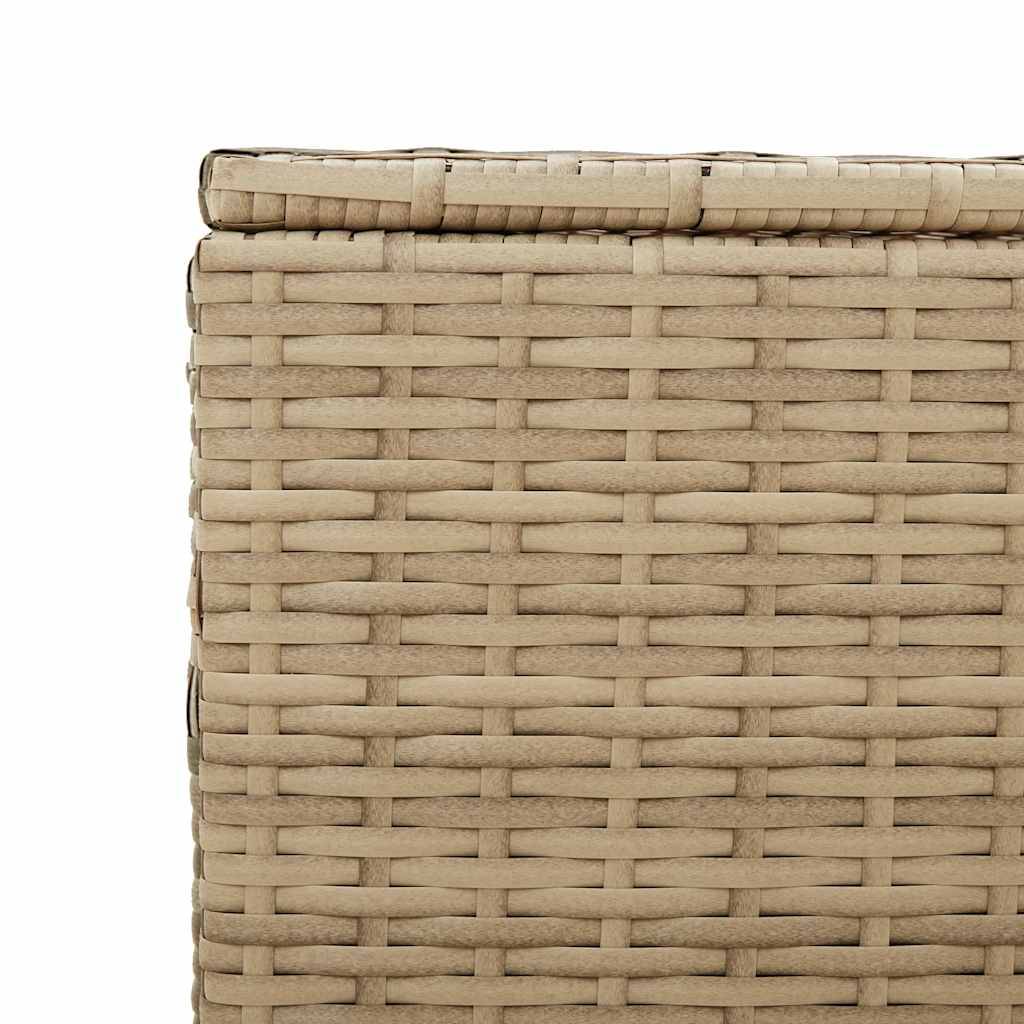 PANGIVO - Coffre de jardin résine tressée mélange beige 100 x 50 x 50 cm - PANGIVO - Image 9