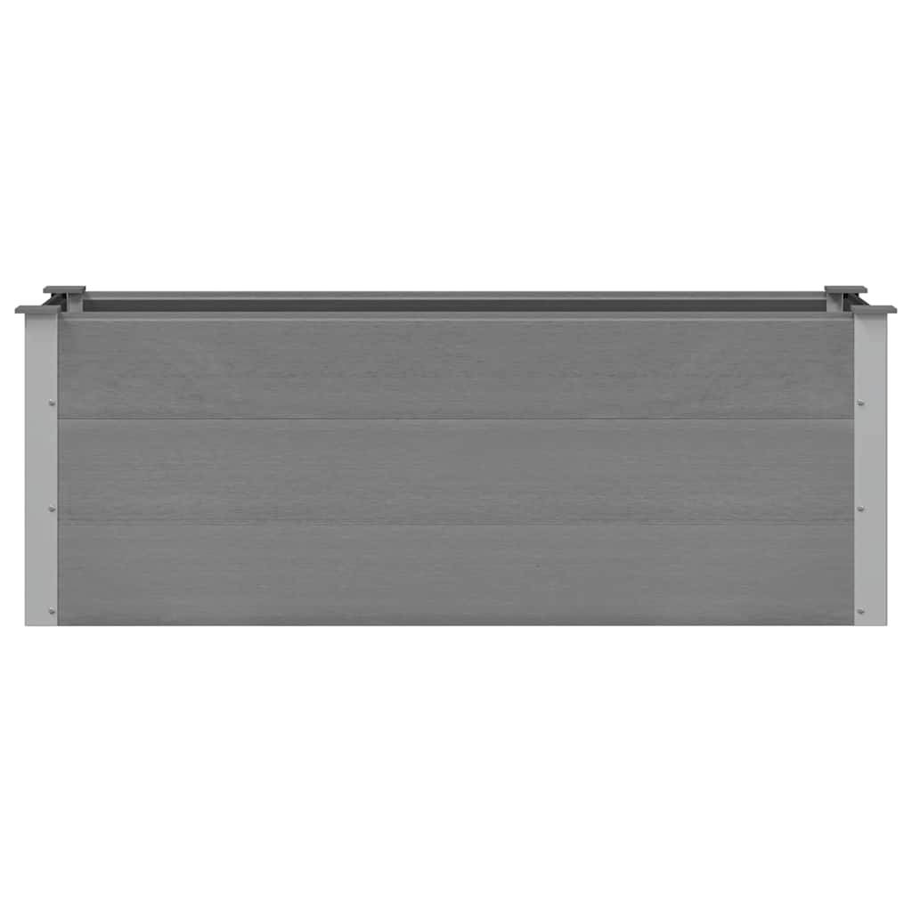 Vidaxl - Lit surélevé de jardin WPC 150x50x54 cm Gris vidaXL 43607 - Image 9