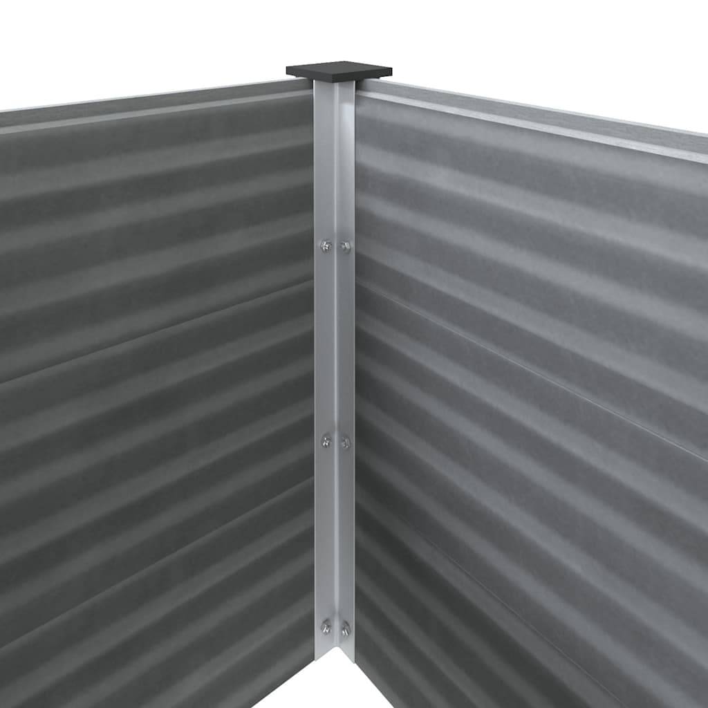 Vidaxl - Lit surélevé de jardin WPC 150x50x54 cm Gris vidaXL 43607 - Image 5