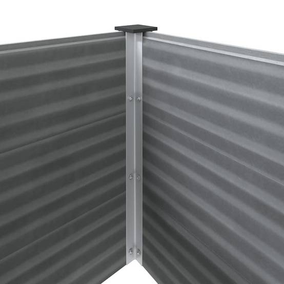 Vidaxl - Lit surélevé de jardin WPC 150x50x54 cm Gris vidaXL 43607 - Image 8