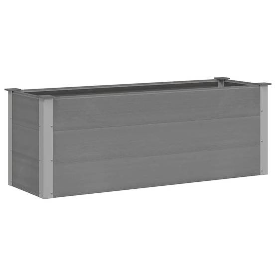 Vidaxl - Lit surélevé de jardin WPC 150x50x54 cm Gris vidaXL 43607 - Image 2