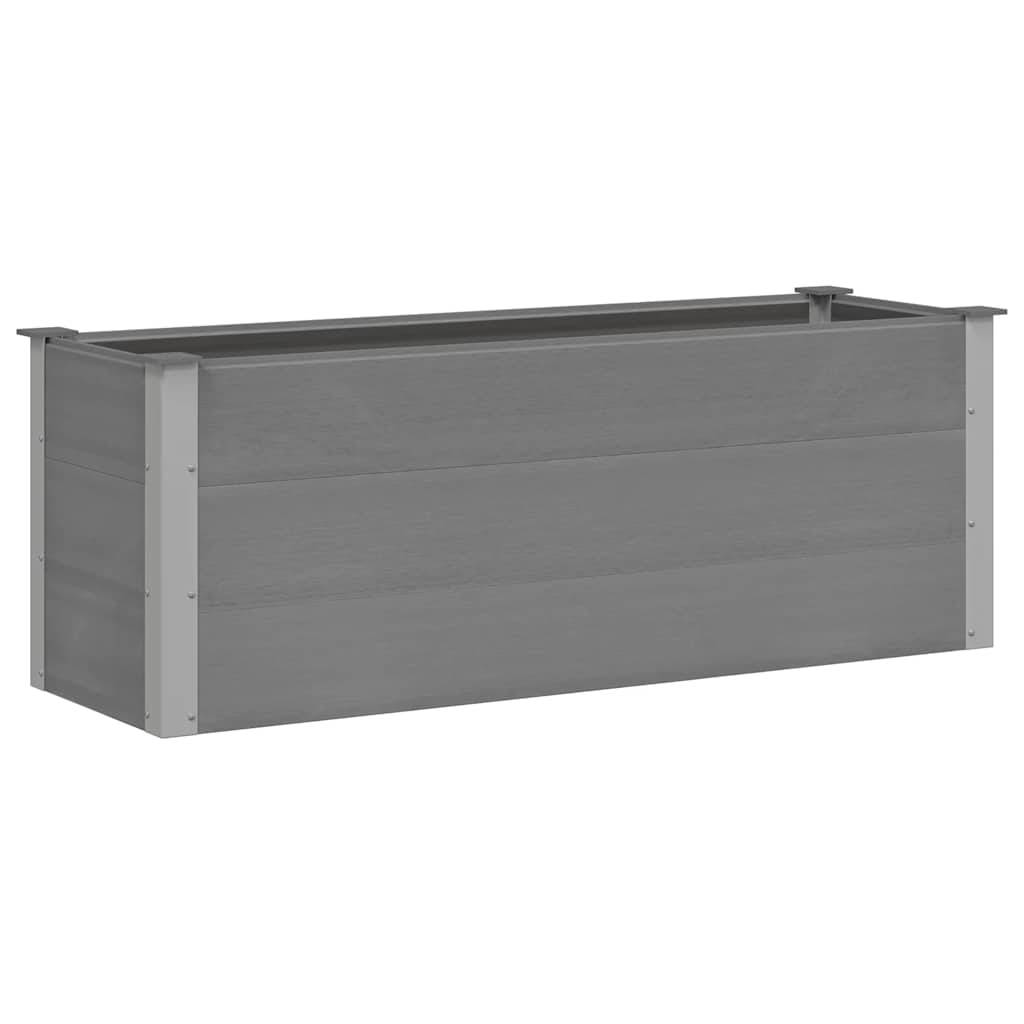 Vidaxl - Lit surélevé de jardin WPC 150x50x54 cm Gris vidaXL 43607 - Image 2