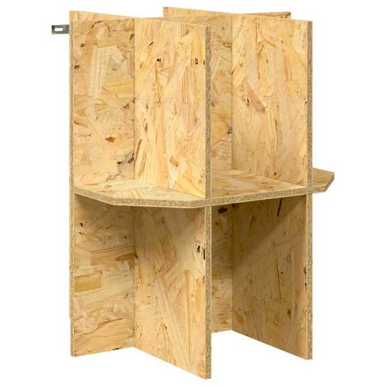 Vidaxl - Base de Terrarium avec étagère Marron 40 x 40 x 50 cm OSB vidaXL 876738 - Image 2