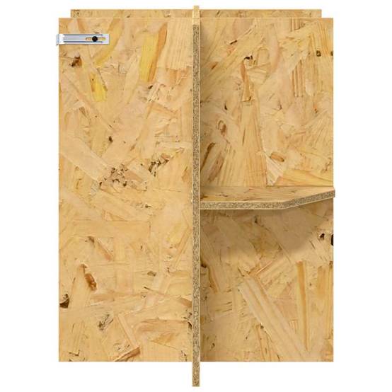 Vidaxl - Base de Terrarium avec étagère Marron 40 x 40 x 50 cm OSB vidaXL 876738 - Image 7