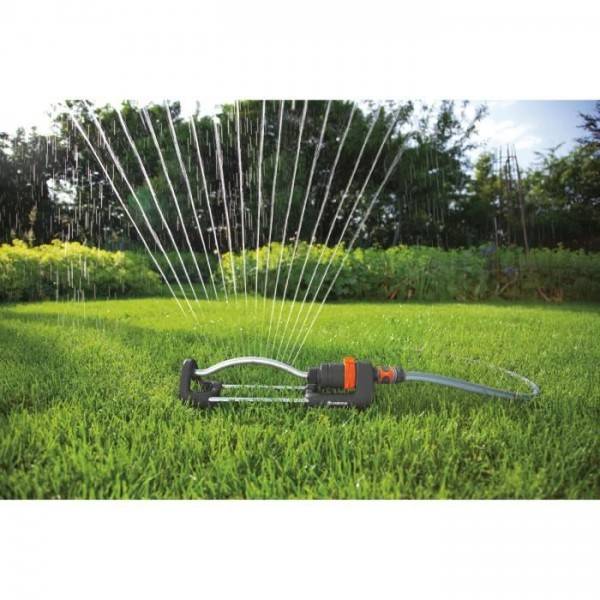 Arroseur  oscillant Aqua S - GARDENA - Surface 220m² - Portée 17m max - Résistant UV et gel - Garantie 5 ans - Image 5