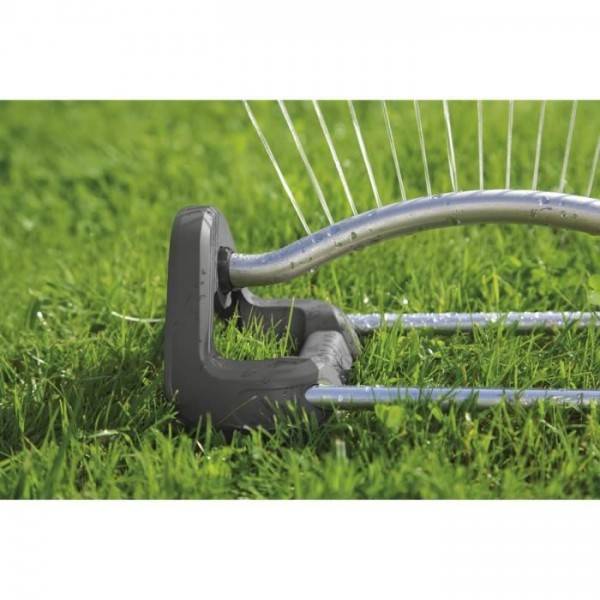 Arroseur oscillant Aqua S - GARDENA - Surface 220m² - Portée 17m max - Résistant UV et gel - Garantie 5 ans - Image 4