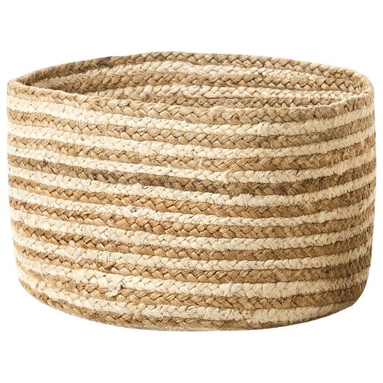 Lot de 3 Paniers de Rangement en Jute Naturelle Beige 13/14/20 cm de Hauteur Accessoire Linge Décoration Boho - Image 5