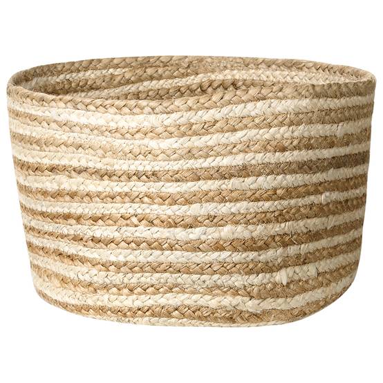 Lot de 3 Paniers de Rangement en Jute Naturelle Beige 13/14/20 cm de Hauteur Accessoire Linge Décoration Boho - Image 4