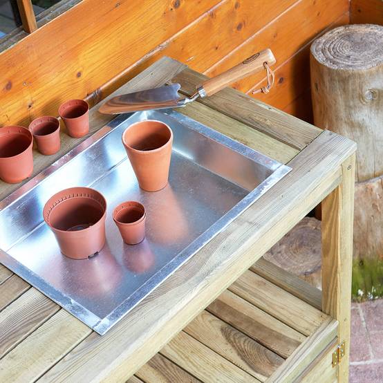Table de rempotage Œillet en bois - Cémonjardin - Image 5