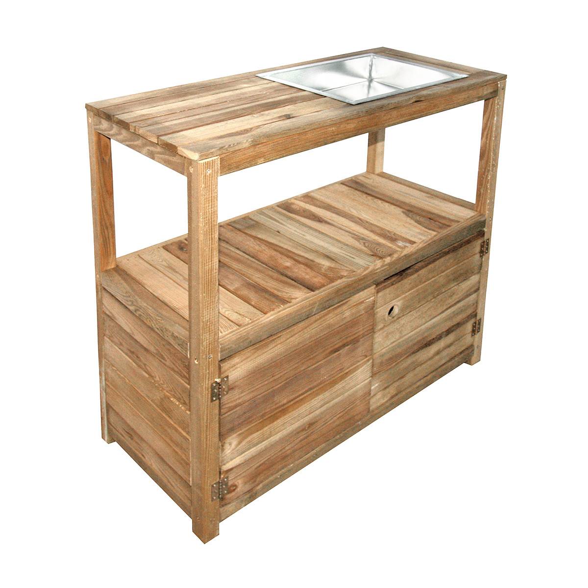Table de rempotage Œillet en bois - Cémonjardin - Image 1