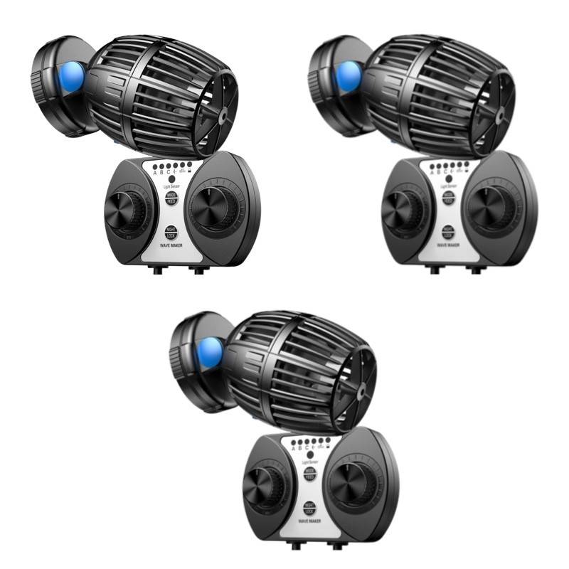 3 Pompes De Brassage, 700 À 8000 l/h + Contrôleur Pour Aquariums