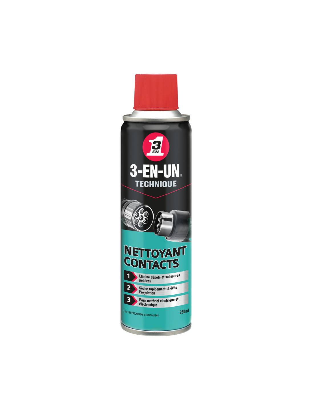 Nettoyant Contact 3-en-un Nettoie, Protège Et Améliore Les Contacts électriques - 3-en-un - Image 1