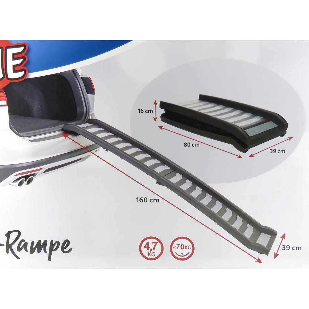 Trixie - Trixie - Rampe pliable en plastique TPR  39 x 160 cm pour chien - Image 6