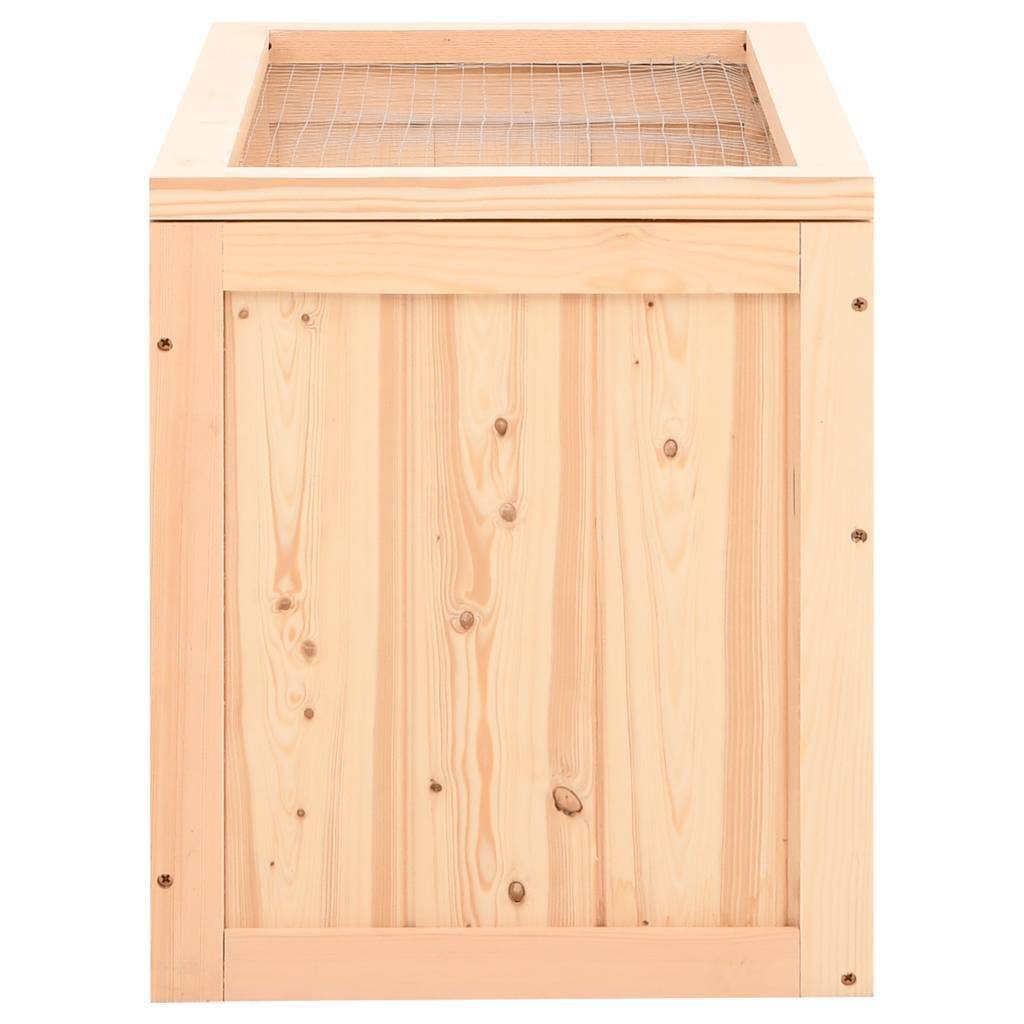 Cage à hamster en bois de sapin avec toit ouvrant 60x36x42 cm – ComfortXL Outdoor Living - Image 5