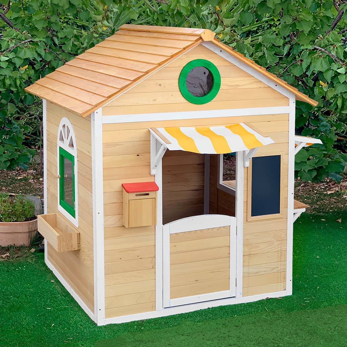 Cabane marchande en bois peint - Cémonjardin - Image 3
