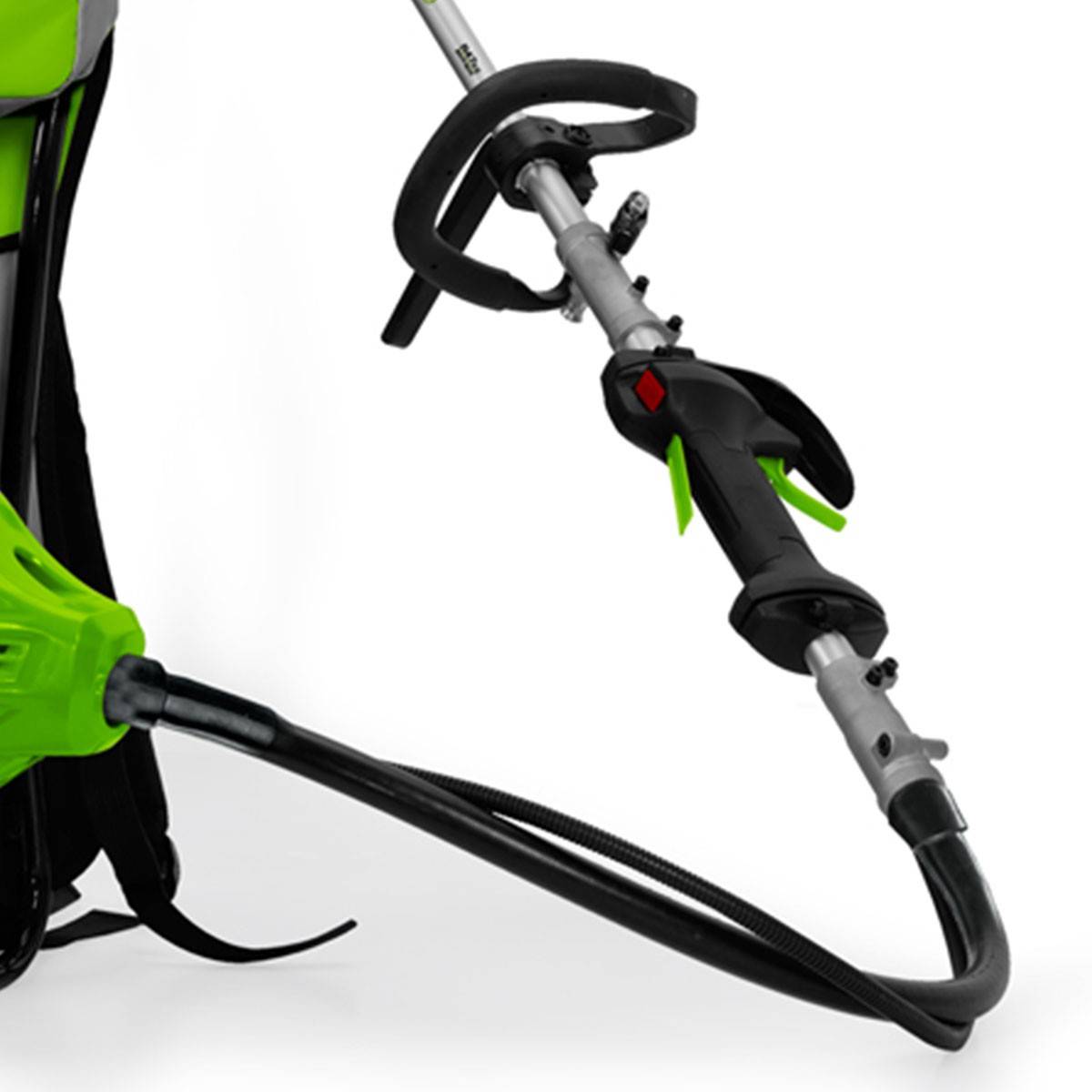 Débroussailleuse Thermique 47cm³ Coupe Ø25cm + Lame et fil nylon Réservoir 1L Autonomie 1h30 Port Sac à dos VITO Professionnel - Image 5