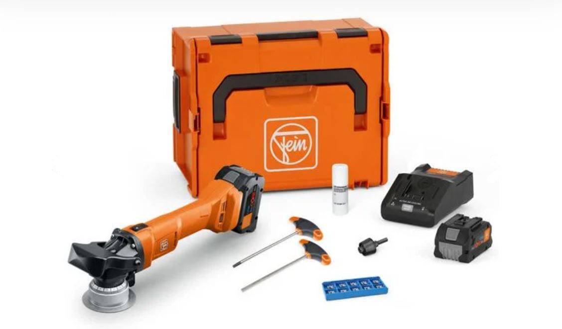 Chanfreineuse 18V AKFH 18-5 5mm AMPShare + 2 batterie 8Ah Procore + chargeur + L-Boxx - FEIN - 71380563000 - Image 1