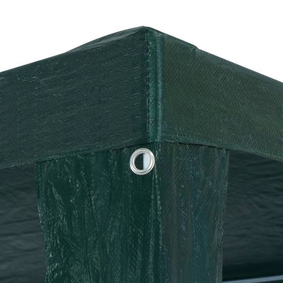 Tente de réception - Tonnelle de jardin - Barnum 3x9 m PE Vert - MEUBLE PRO - Image 5
