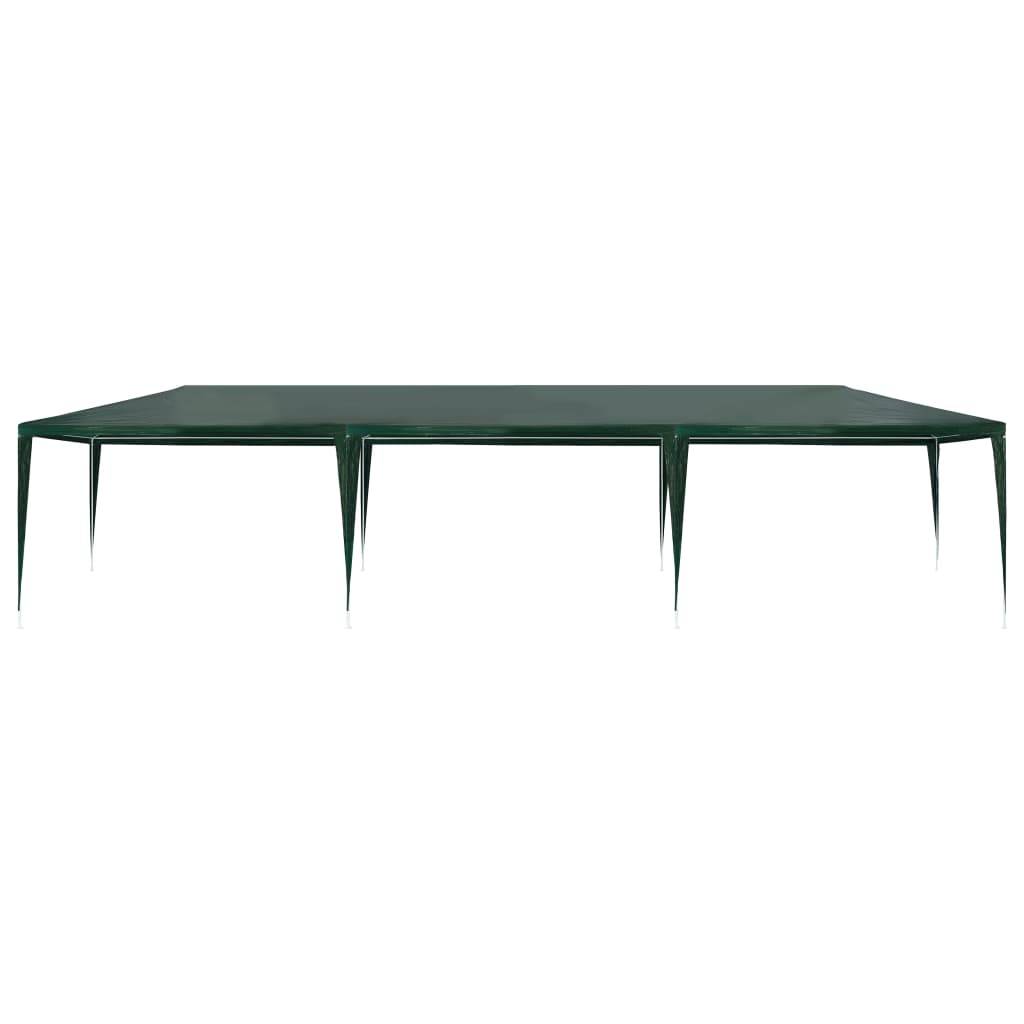 Tente de réception - Tonnelle de jardin - Barnum 3x9 m PE Vert - MEUBLE PRO - Image 1