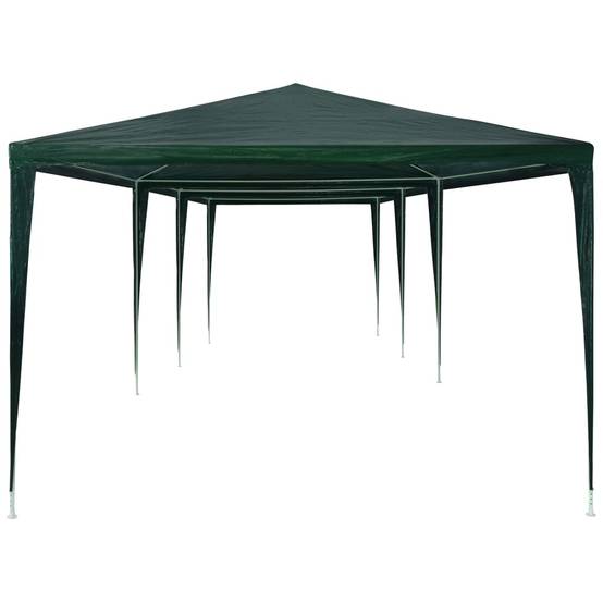 Tente de réception - Tonnelle de jardin - Barnum 3x9 m PE Vert - MEUBLE PRO - Image 3