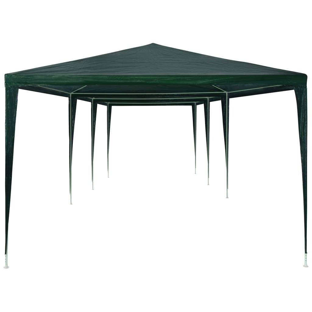 Tente de réception - Tonnelle de jardin - Barnum 3x9 m PE Vert - MEUBLE PRO - Image 3