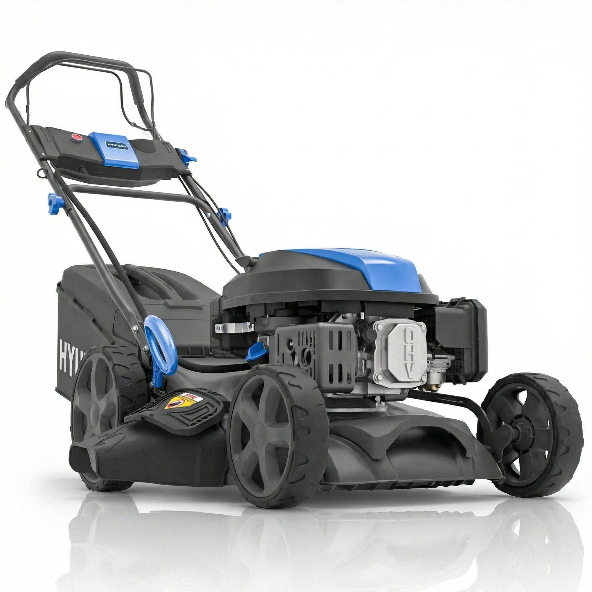 Tondeuse à Gazon Thermique Autotractée 43 cm 139 cm3 Démarrage Élec HYM17150SPEX-EU Hyundai - Image 1