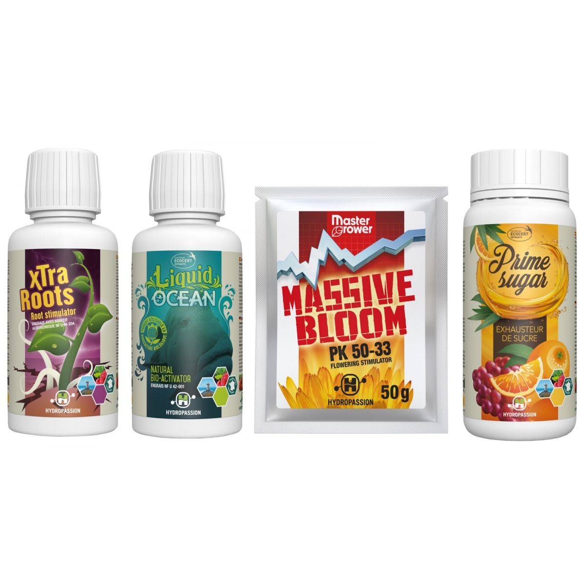 Pack boosters MASTER GROWER - Hydropassion