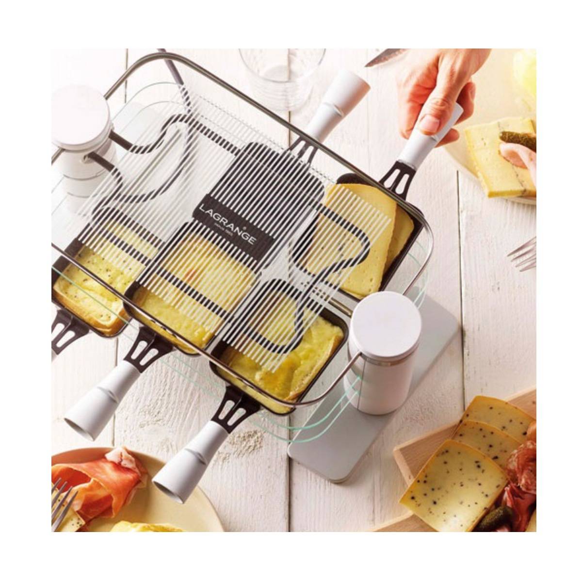 Appareil à raclette  6 personnes 750w 79601 Lagrange - Image 3