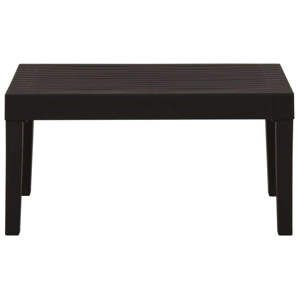 Table d'extérieur - Table de salon de jardin - Table de jardin Plastique Gris - Image 3