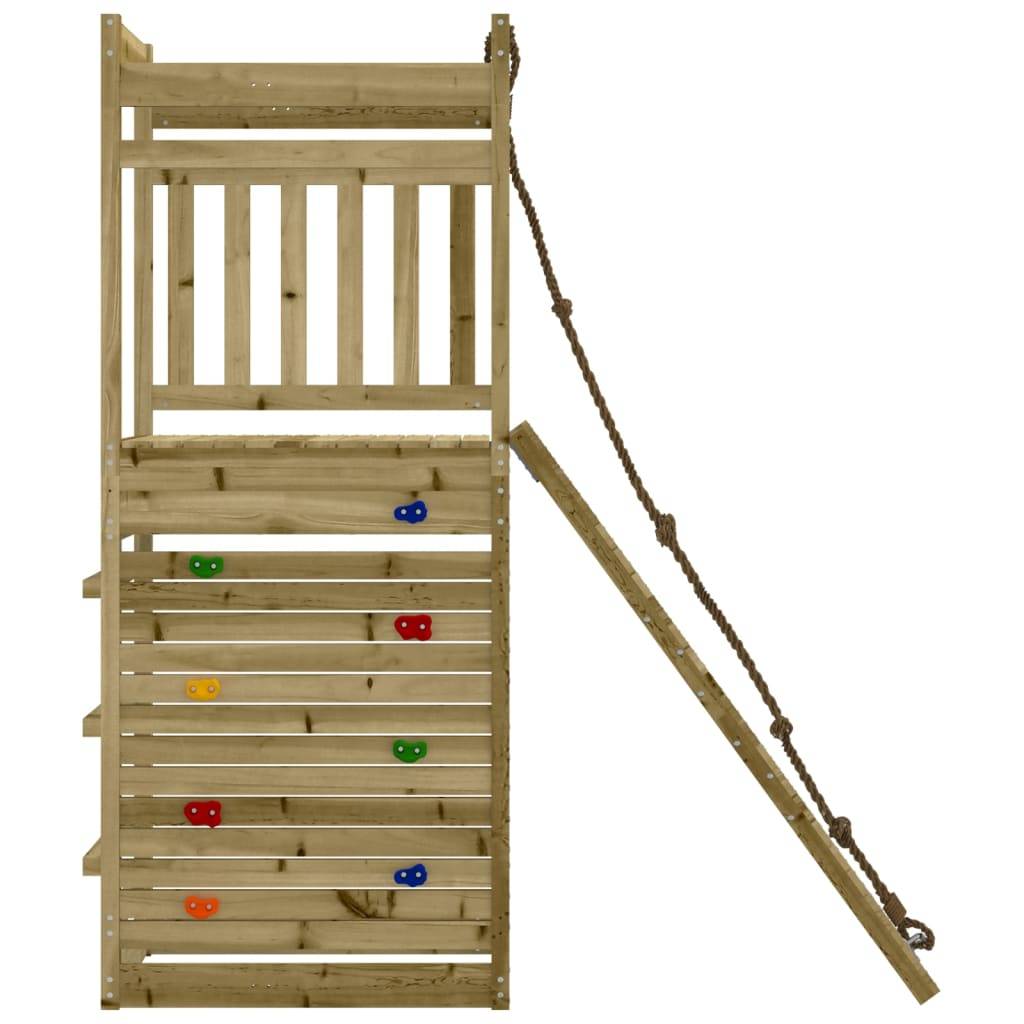 Helloshop26 - Aire de jeux d'extérieur portiques robuste jeux jardin 53 x 174 x 207 cm bois de pin imprégné - Image 4