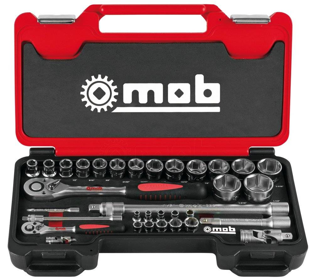 Box Medium Mousse Mixte 1/4'' + 1/2'' - MOB