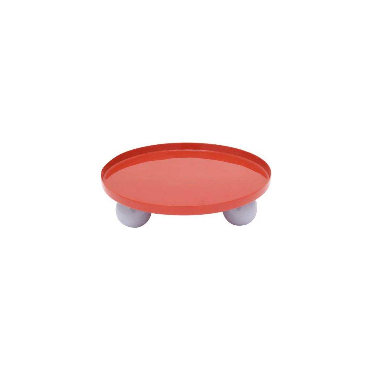 Plateau rond en métal Double Funky Large - Image 1