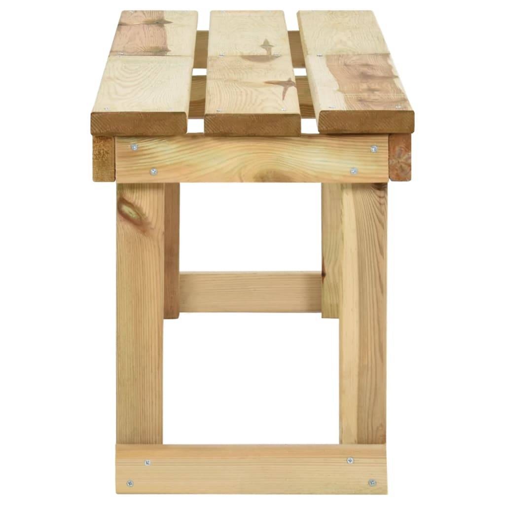 PANGIVO - Banc de jardin bois de pin vert 140 x 38 x 45 cm - PANGIVO - Image 3