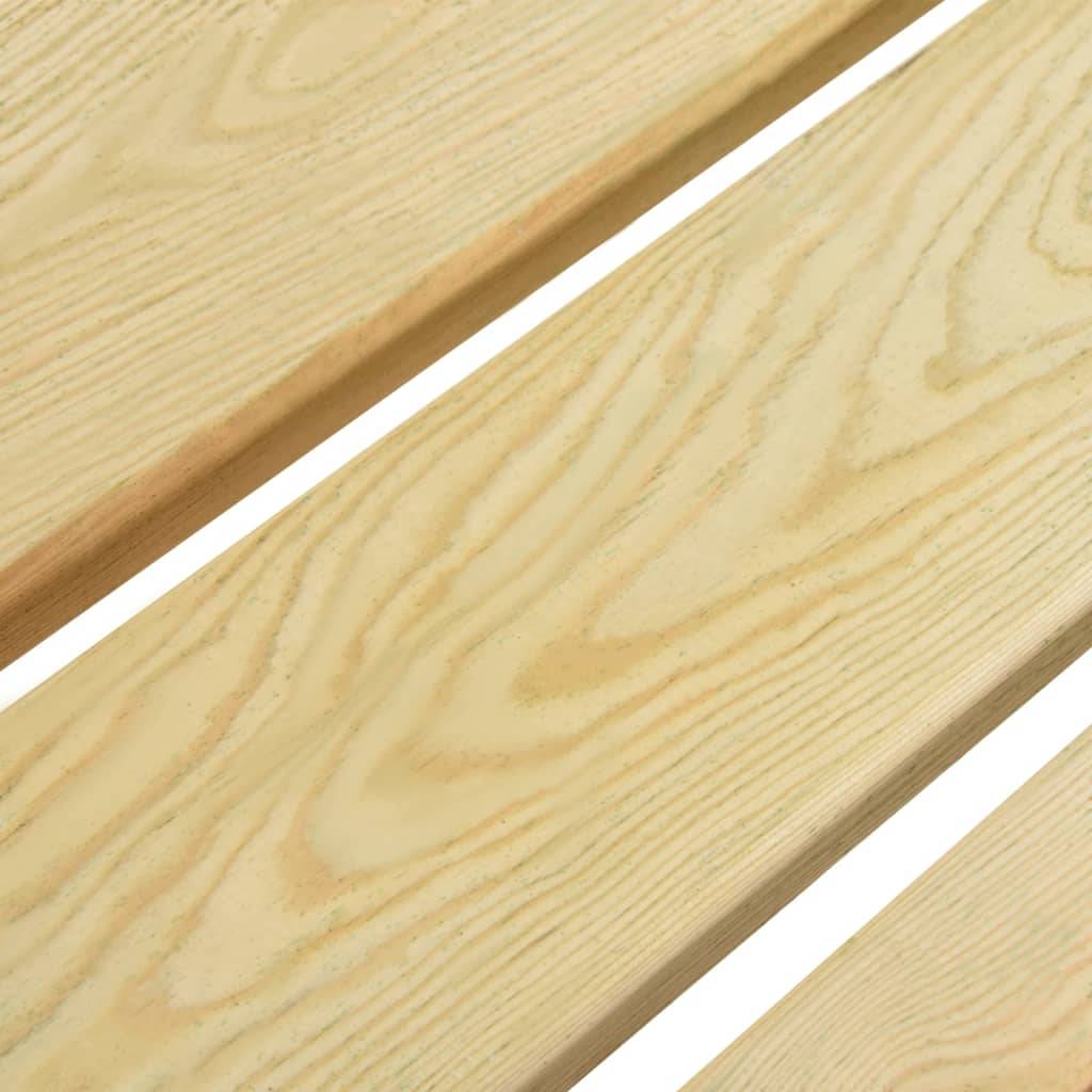 PANGIVO - Banc de jardin bois de pin vert 140 x 38 x 45 cm - PANGIVO - Image 4