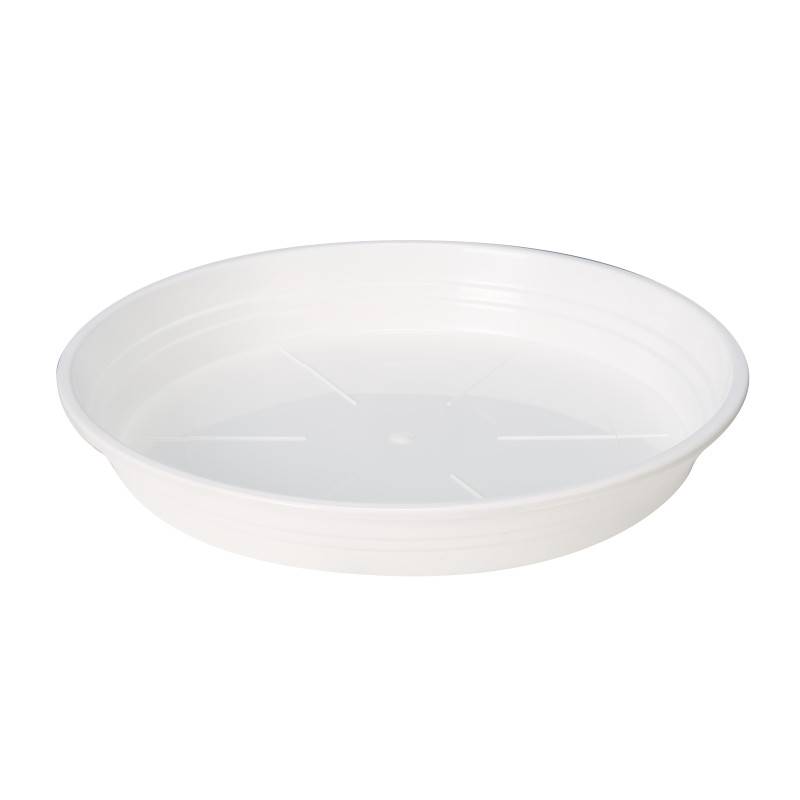 Riviera - Soucoupe Ronde D34,5cm - H4,4cm - Blanc - Fabrication Française - Image 1