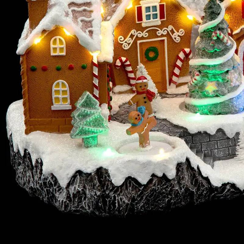 Village lumineux gourmand musical 25 LED ATMOSPHERA CREATEUR D'INTERIEUR - Image 4