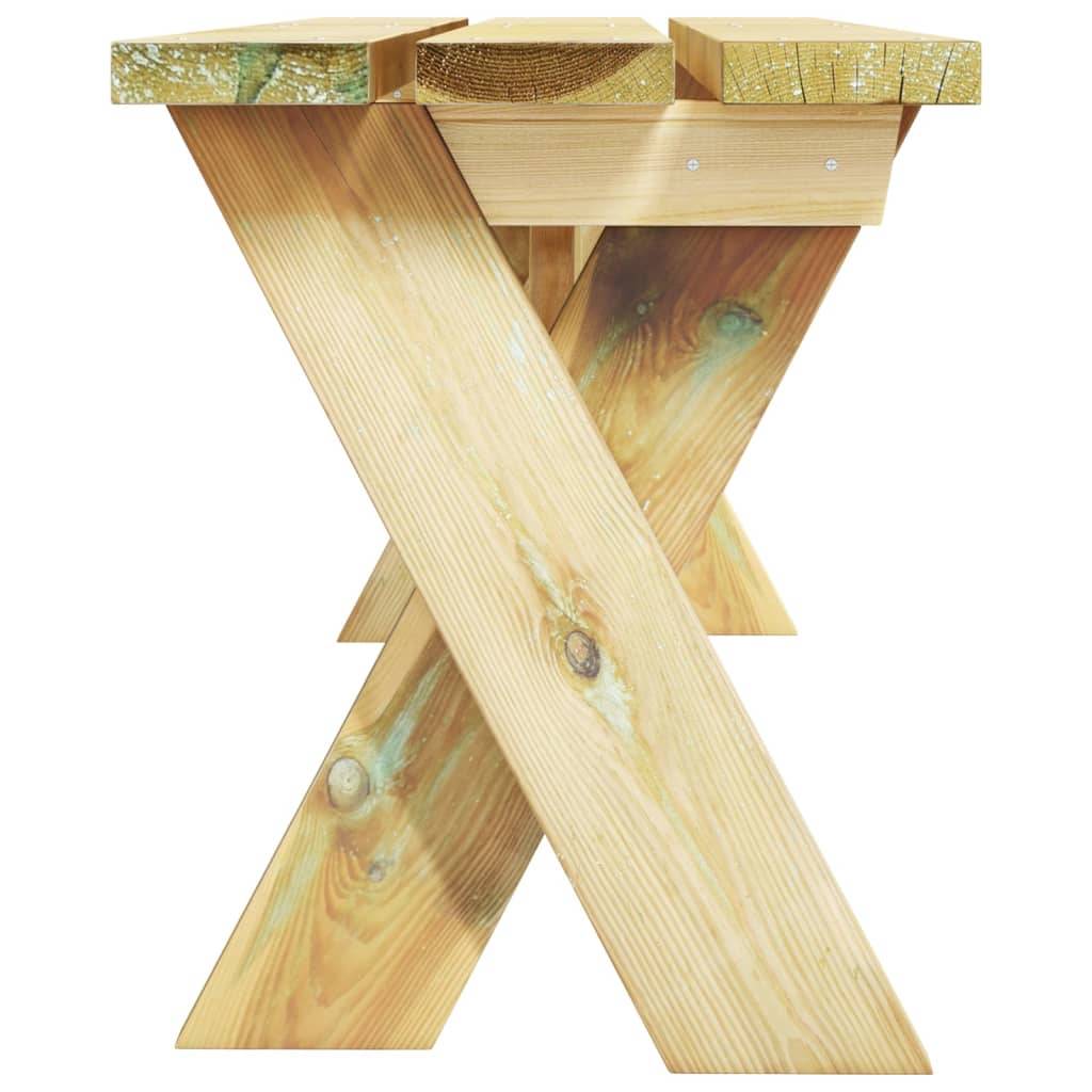 Helloshop26 - Banc de jardin meuble de patio d'extérieur terrasse 110 x 36 x 44 cm bois de pin imprégné - Image 3