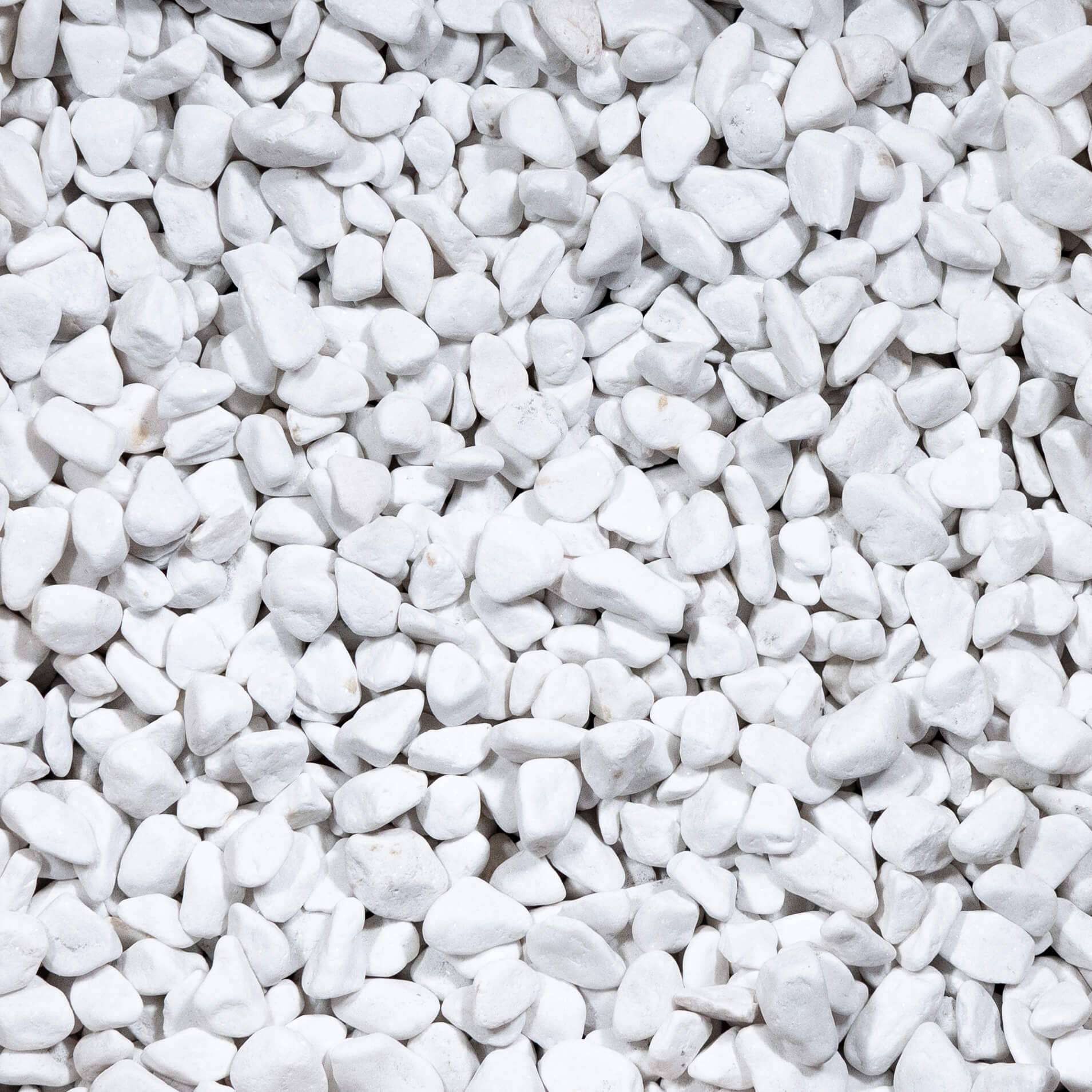 RO'MA Nature - Galet Blanc Pur 16-25 mm - Sac 20 kg (0,3 m²) - RO'MA NATURE