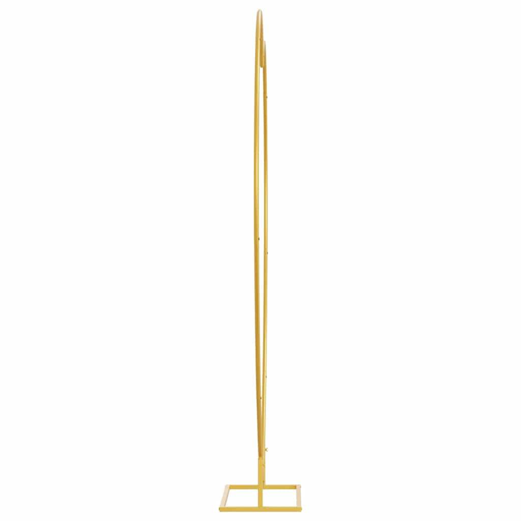 Arche de mariage Cœur en acier doré pour cérémonie et fête jardin 195x211 cm - ComfortXL Outdoor Living - Image 6