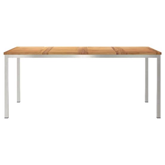 Table à manger Bois de Teck Massif Marron 180 x 90 x 75 cm - PANGIVO - Image 5