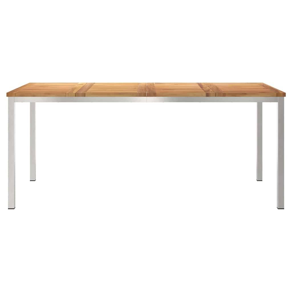 Table à manger Bois de Teck Massif Marron 180 x 90 x 75 cm - PANGIVO - Image 5