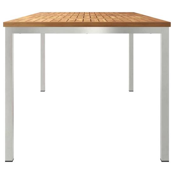 Table à manger Bois de Teck Massif Marron 180 x 90 x 75 cm - PANGIVO - Image 6